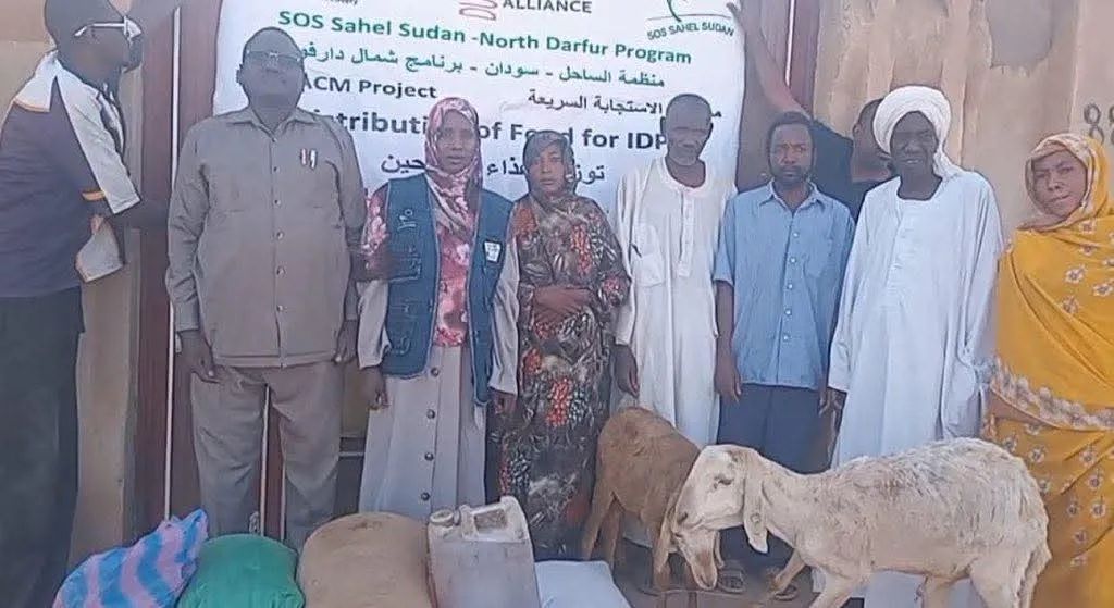 تدشين الاستجابة السريعة لتوزيع الغذاء بمراكز إيواء النازحين بالفاشر