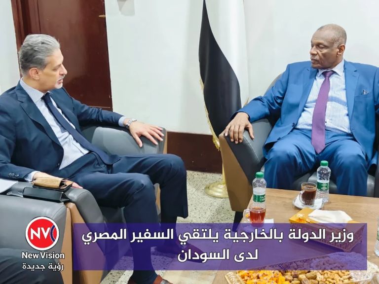 وزير الدولة بالخارجية يلتقي السفير المصري لدى السودان