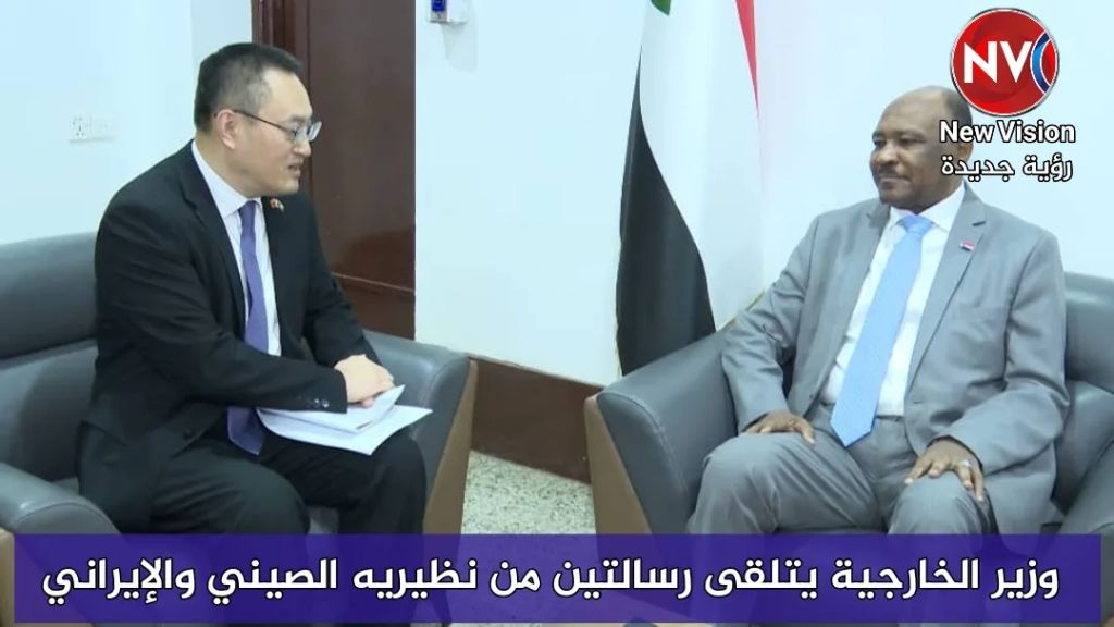 وزير الخارجية يتلقى رسالتين من نظيريه الصيني والإيراني